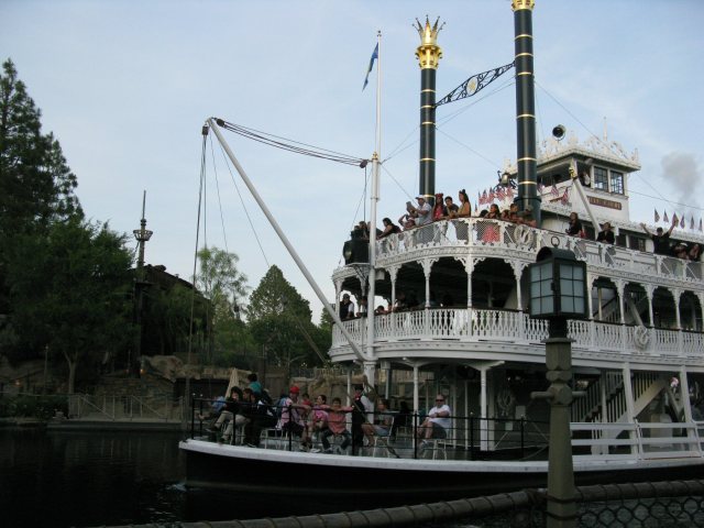The Mark Twain.  They use this boat and the Columbia in the awesome light show.